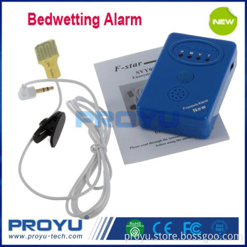 Hot selling 3 in 1 Baby Bedwetting small Alarm sensor With Clamp PY-BY001-A